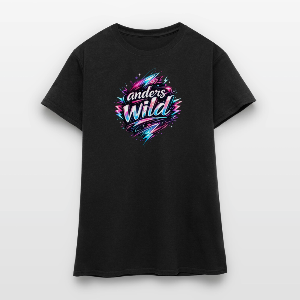 Frauen T-Shirt Anderes Wild - black