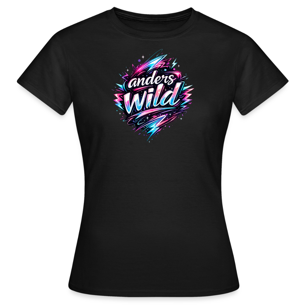 Frauen T-Shirt Anderes Wild - black
