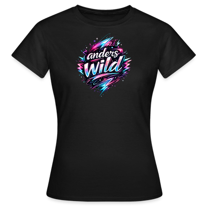 Frauen T-Shirt Anderes Wild - black