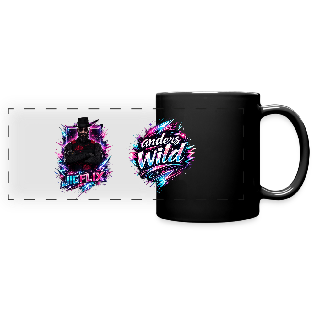 JIGFLIX Anderswild Tasse - black