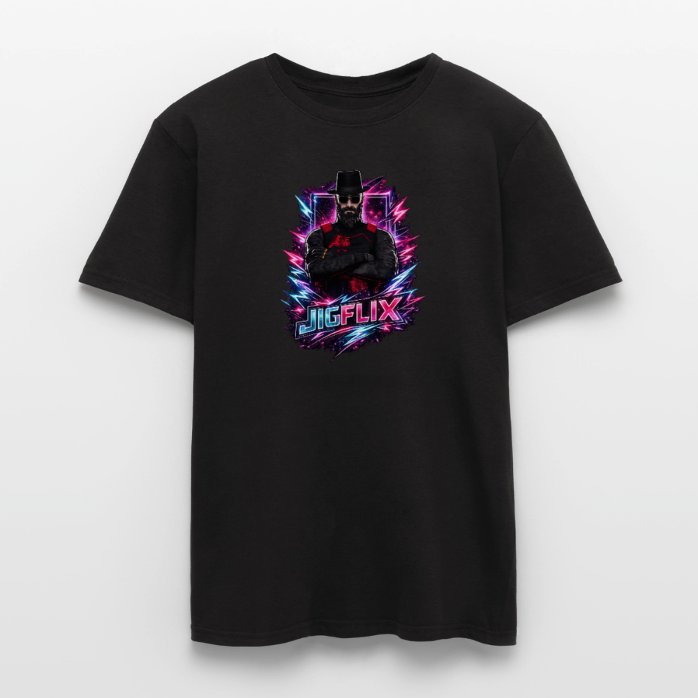 Männer T-Shirt JIGFLIX - black