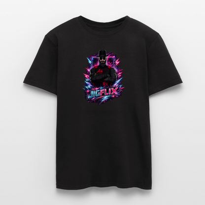 Männer T-Shirt JIGFLIX - black