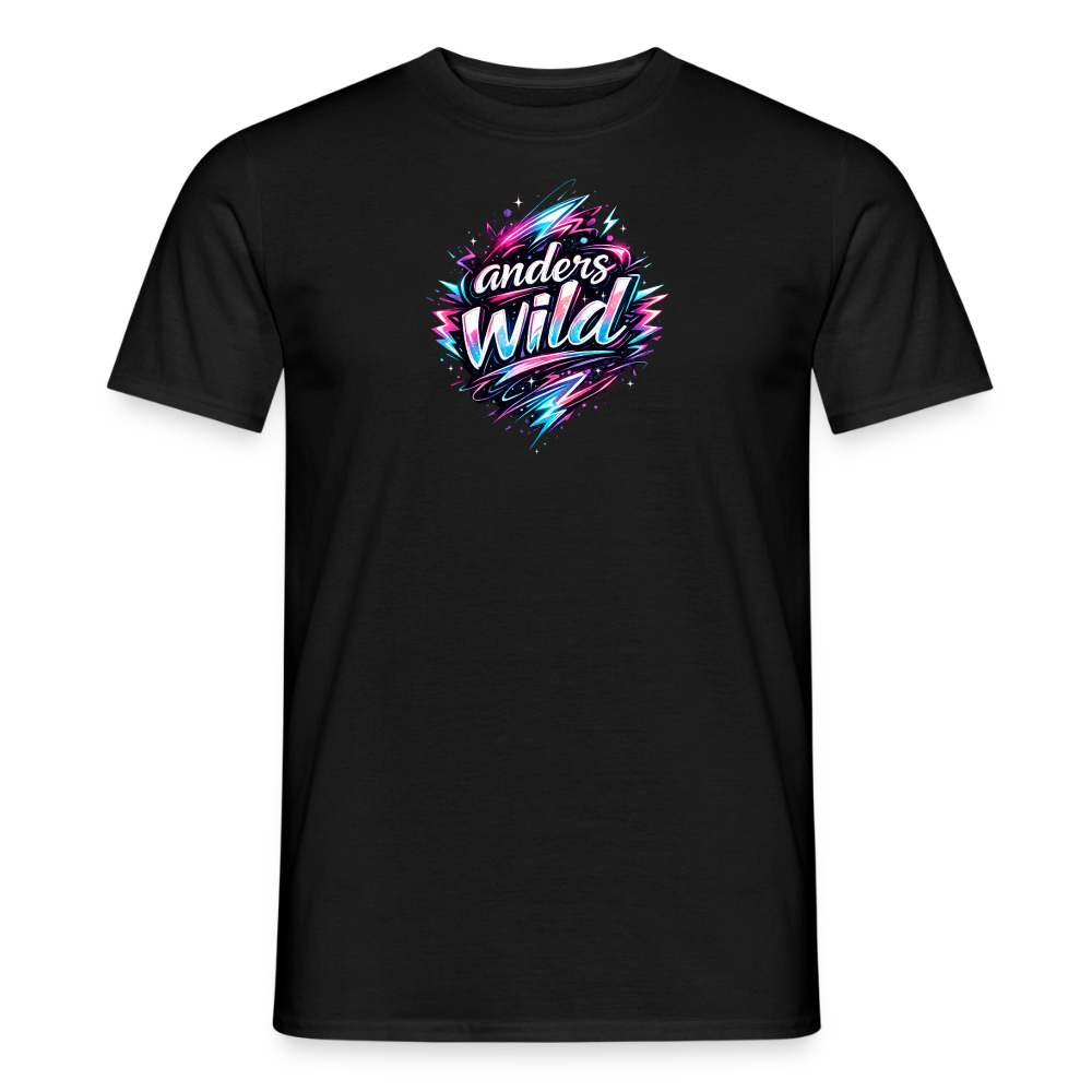 Männer T-Shirt - black